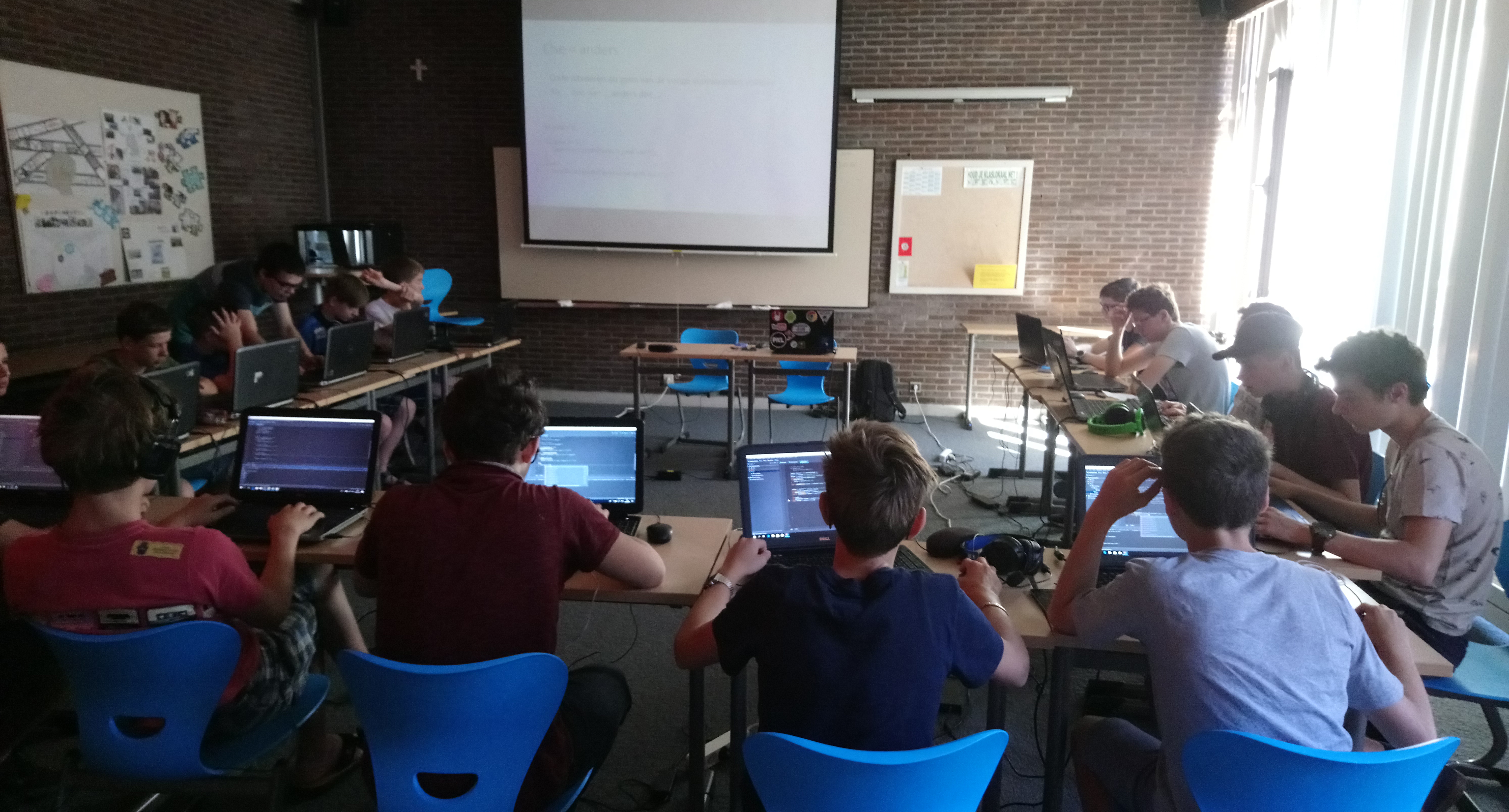 In de klas 1